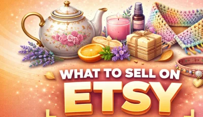 Featured image for an article on what to sell on Etsy