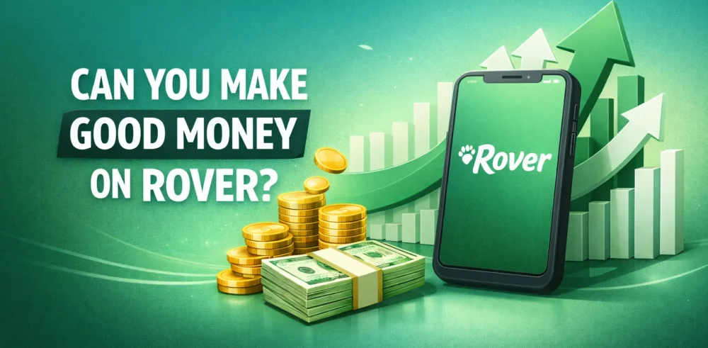 Featured image for an article answering the question "can you make good money on Rover?"