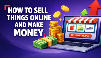 Featured image for an article on how to sell things online and make money