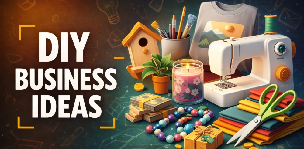 Featured image for an article on DIY business ideas