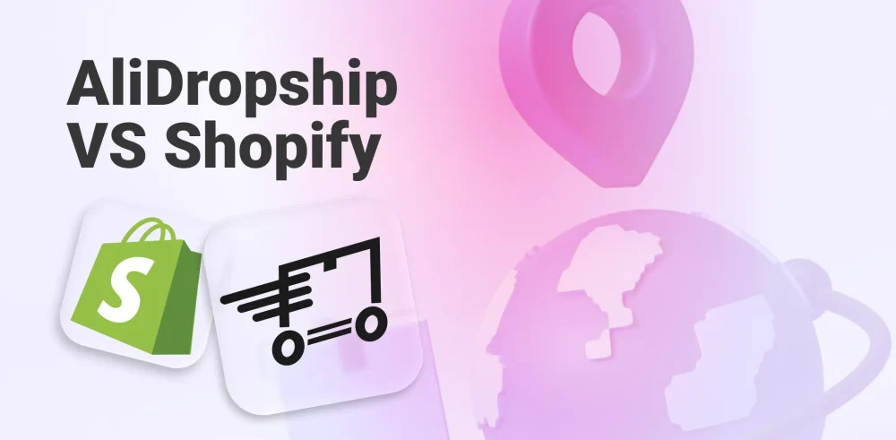 Featured image for an article comparing AliDropship vs Shopify
