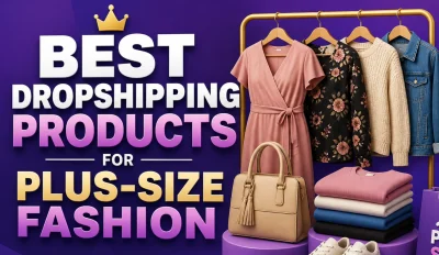 Featured image for an article about the best dropshipping products for plus-size fashion