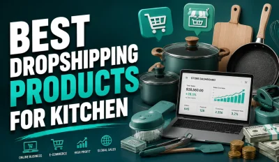 Featured image for an article about the best dropshipping products for kitchen