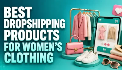 Featured image for an article about the best dropshipping products for women's clothing