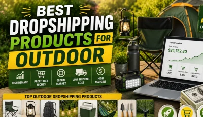 Featured image for an article about the best dropshipping products for outdoor and garden