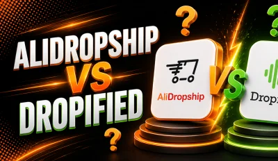 Featured image for the article with the comparison of AliDropship vs Dropified.