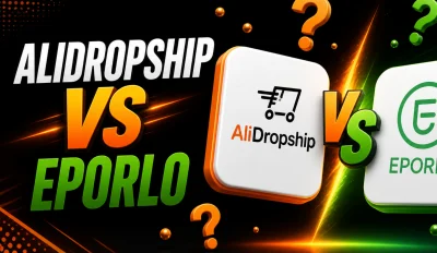 Featured image for an article with the comparison of AliDropship vs EPROLO.