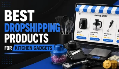 Featured image for an article about the best dropshipping products for kitchen gadgets