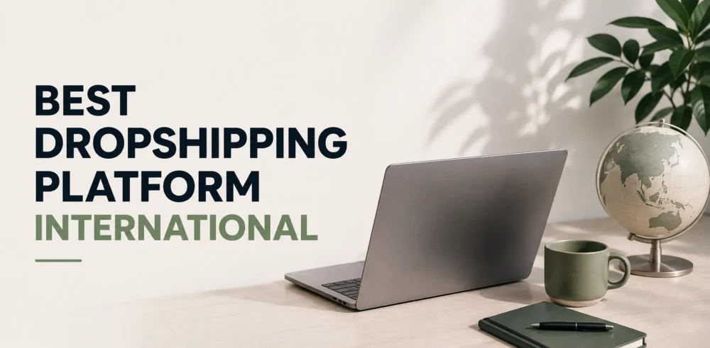 Featured image for an article about the best dropshipping platforms for international sellers