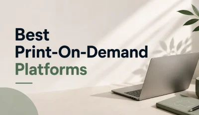 Featured image for an article about the best print-on-demand platforms